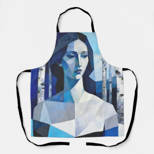The Poise of “Caelith” – An Abstract Portrait Apron
