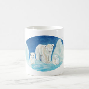 The Polar Bear Family Coffee Mug