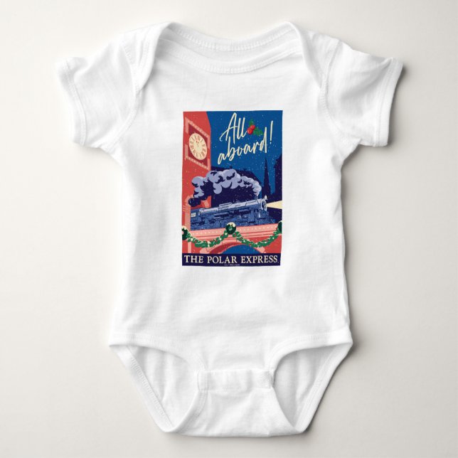 The Polar Express - All Aboard! Baby Bodysuit (Front)