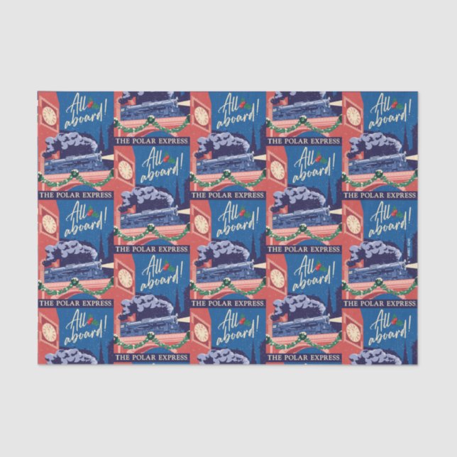 The Polar Express - All Aboard! Tissue Paper (Front)