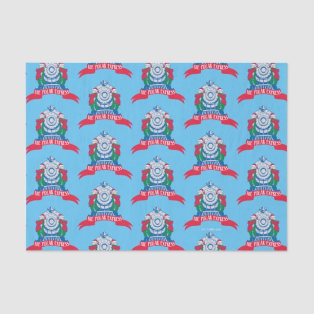 The Polar Express | Elves Standing By Train Tissue Paper (Front)