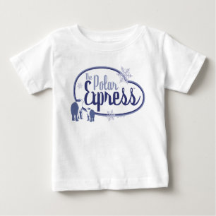 The Polar Express   Polar Bears Retro Graphic Baby T-Shirt