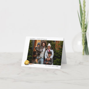 The Polar Express Sleigh Bell Christmas Photo Holiday Card