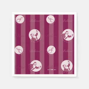 The Polar Express   Striped Santa Claus Pattern Napkin