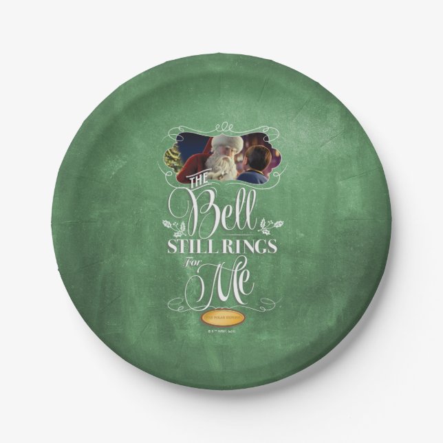 The Polar Express | "The Bell Still Rings For Me" Paper Plate (Front)