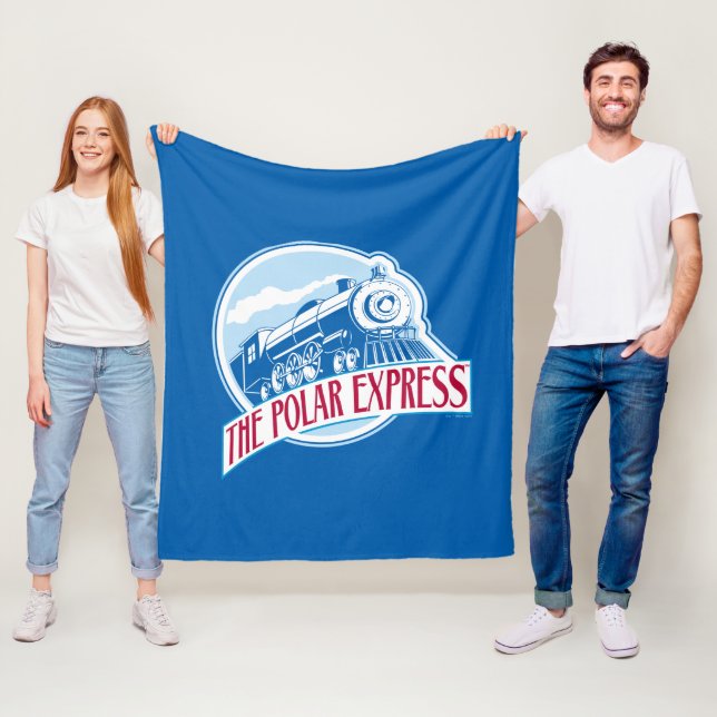 The Polar Express | Train Badge Fleece Blanket (In Situ)