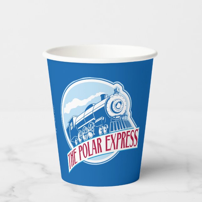 The Polar Express | Train Badge Paper Cups (Front)