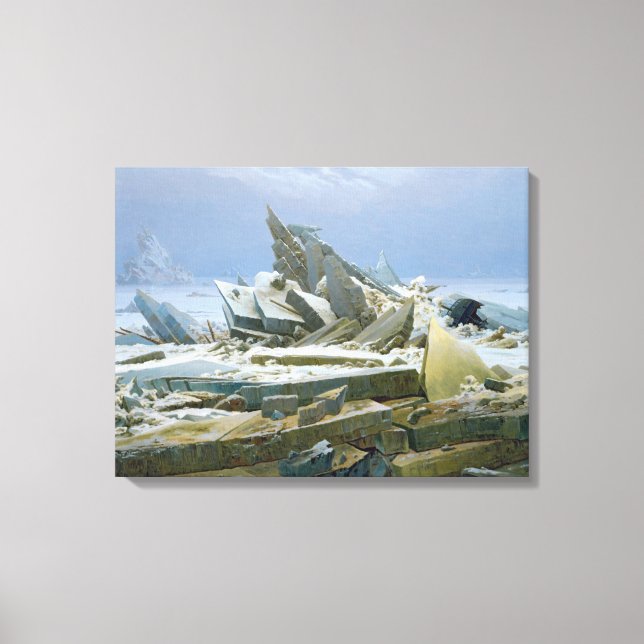 The Polar Sea, 1824 Canvas Print (Front)