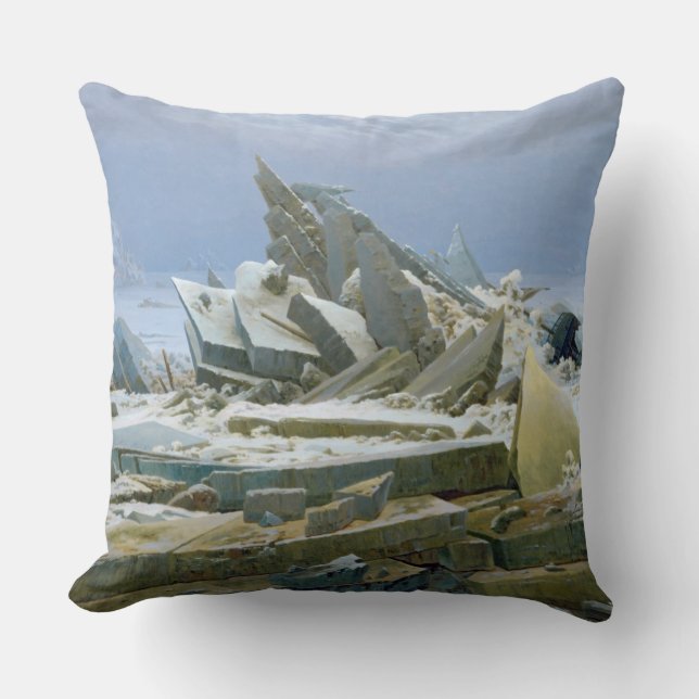 The Polar Sea, 1824 Cushion (Front)