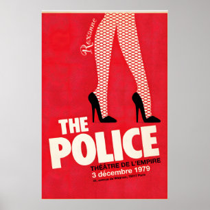 The Police Live in Paris Roxanne Poster