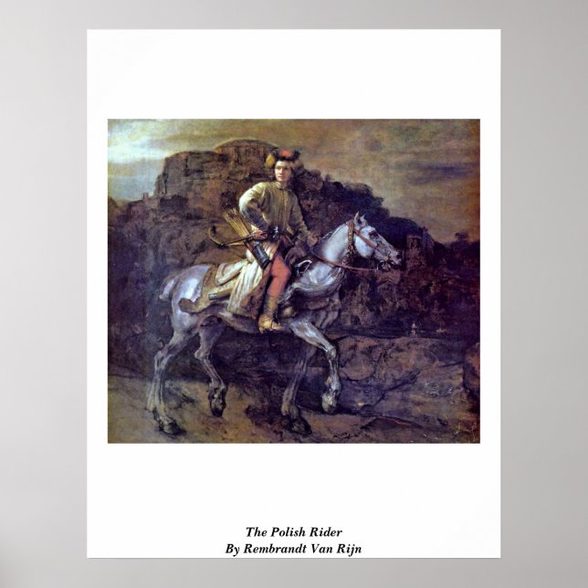 The Polish Rider By Rembrandt Van Rijn Poster (Front)