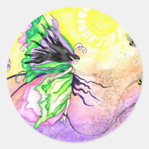 The Pollinatin Prominade Classic Round Sticker