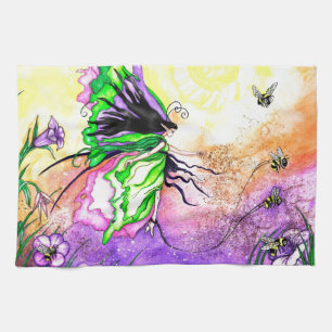 The Pollinatin Prominade Tea Towel