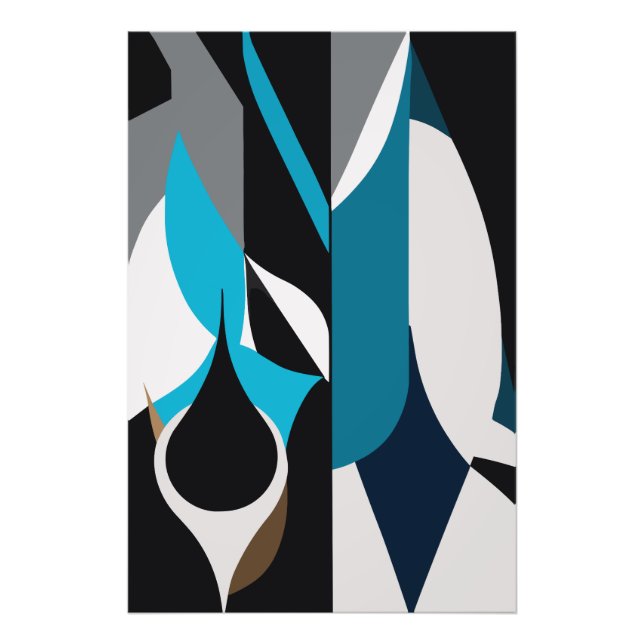 The Polygonal Abstract Photo Print (Front)