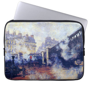 The Pont de l'Europe by Monet Laptop Sleeve