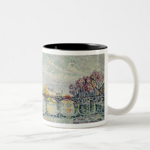 The Pont des Arts, 1928 Two-Tone Coffee Mug