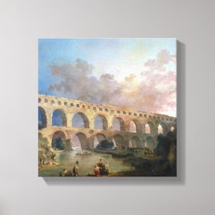 The Pont du Gard, Nimes, c.1786 Canvas Print