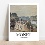 The Pont Neuf by Claude Monet Poster<br><div class="desc">Add a touch of beauty to your home with this stunning poster of The Pont Neuf by the French impressionist painter Claude Monet. Painted in 1872,  this oil on canvas masterpiece depicts the famous bridge in Paris,  France</div>