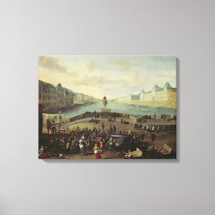 The Pont Neuf, Paris, 1665-69 Canvas Print