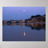 The Pont St. Benezet bridge in Avignon on the