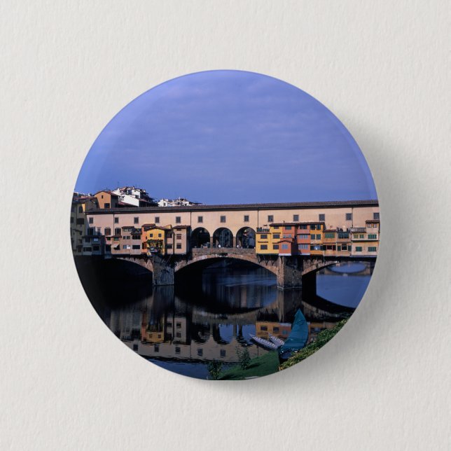 The Ponte Vecchio 6 Cm Round Badge (Front)