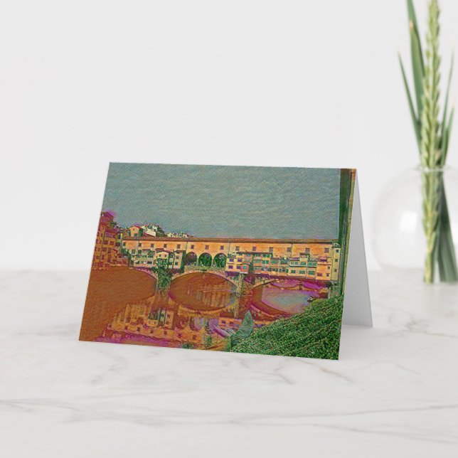 The Ponte Vecchio Card (Front)