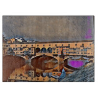 The Ponte Vecchio Card Poster Acrylic Print