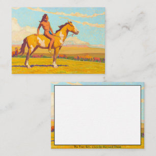 The Pony Boy, 1920 by Maynard Dixon Card