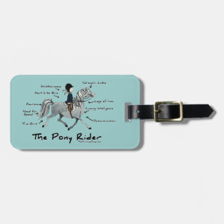 The Pony Rider Luggage Tag