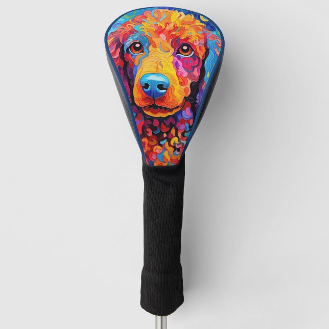The Poodle Dog 002 - Zetton Ziana Golf Head Cover (Front)