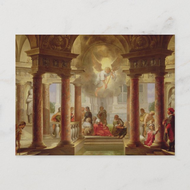 The Pool of Bethesda, 1645 Postcard (Front)