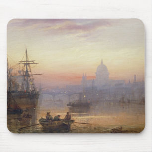 The Pool of London at Sundown, 1876 Mouse Pad