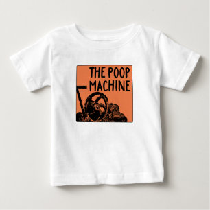 The Poop Machine with Gears Baby T-Shirt