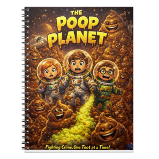The Poop Planet Funny Kids Space Adventure Notebook