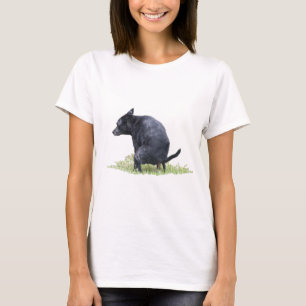 The Pooping Dog Ponders T-Shirt