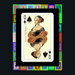 The Pop Art Anne Boleyn Poster<br><div class="desc">We present Queen Anne as the Queen of Spades with little pop art images around the edges</div>