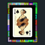 The Pop Art Anne Boleyn Poster<br><div class="desc">We present Queen Anne  as the Queen of Spades with little pop art images around the edges</div>