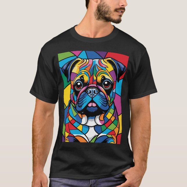 The Pop Art Pug T-Shirt (Front)