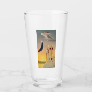 The Pope of Rome, Virgin Mary and Jesus Glass