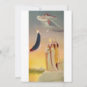 The Pope of Rome, Virgin Mary and Jesus Invitation