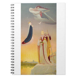 The Pope of Rome, Virgin Mary and Jesus Notebook