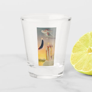 The Pope of Rome, Virgin Mary and Jesus Shot Glass