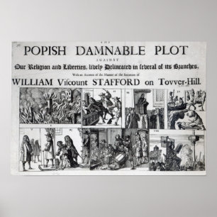 The Popish Damnable Poster