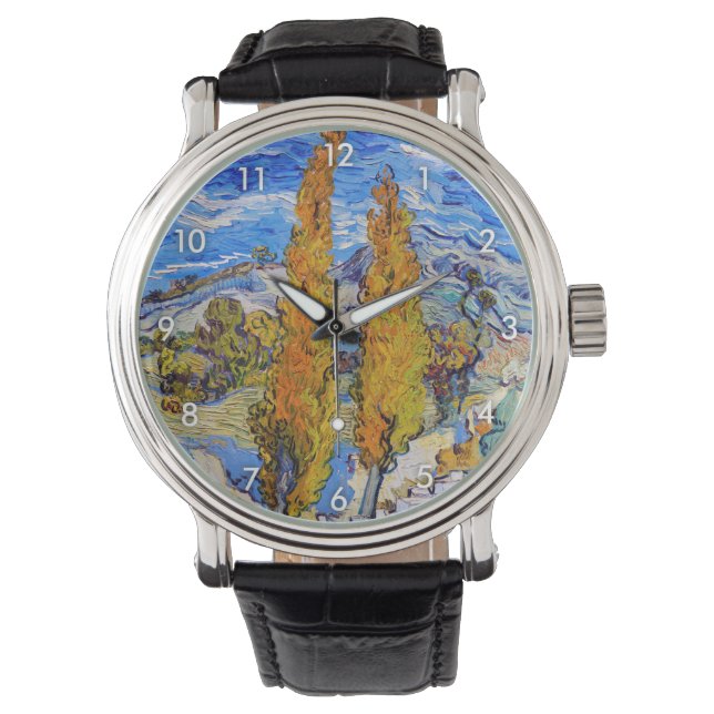 The Poplars at Saint-Rémy, Van Gogh Watch (Front)