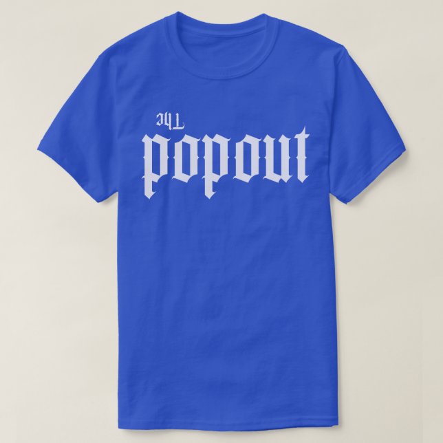 The popout TShirt (Design Front)