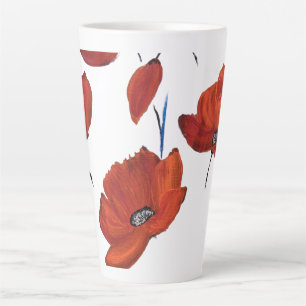 The Poppies Latte Mug