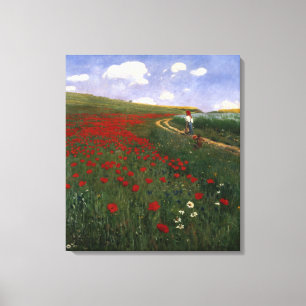 The Poppy Field Canvas Print