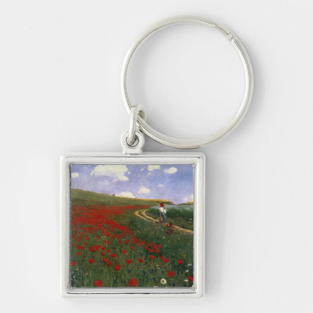 The Poppy Field Key Ring (Front)