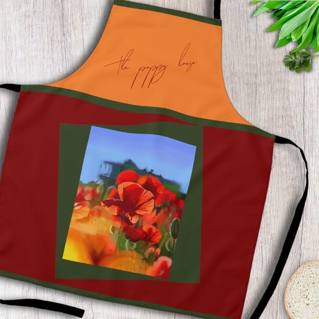 The poppy house - Art apron (Creator Uploaded)