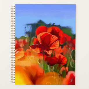 The poppy house - oil painting planner